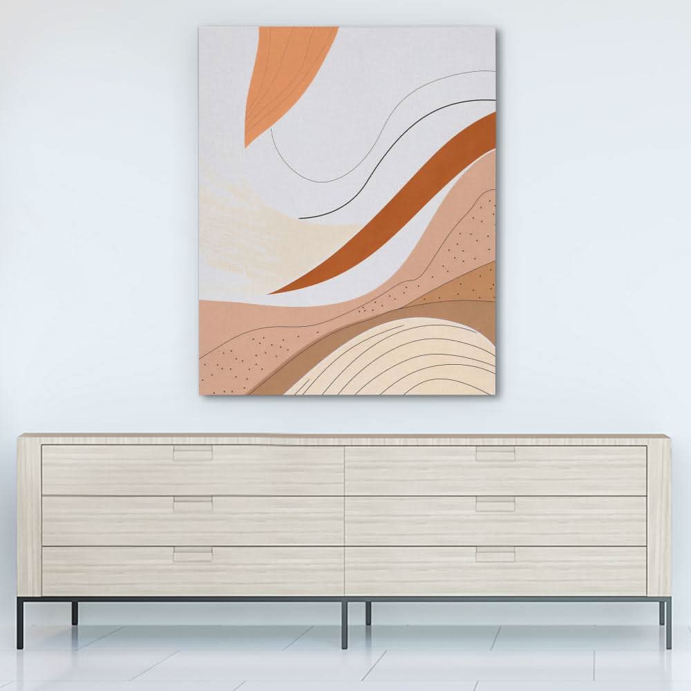 Simple Shapes - Earth Tones Wall Art