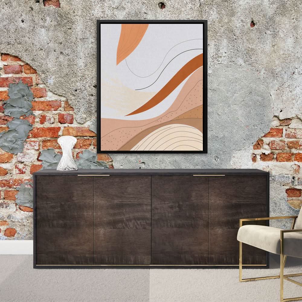 Simple Shapes - Framed Wall Art