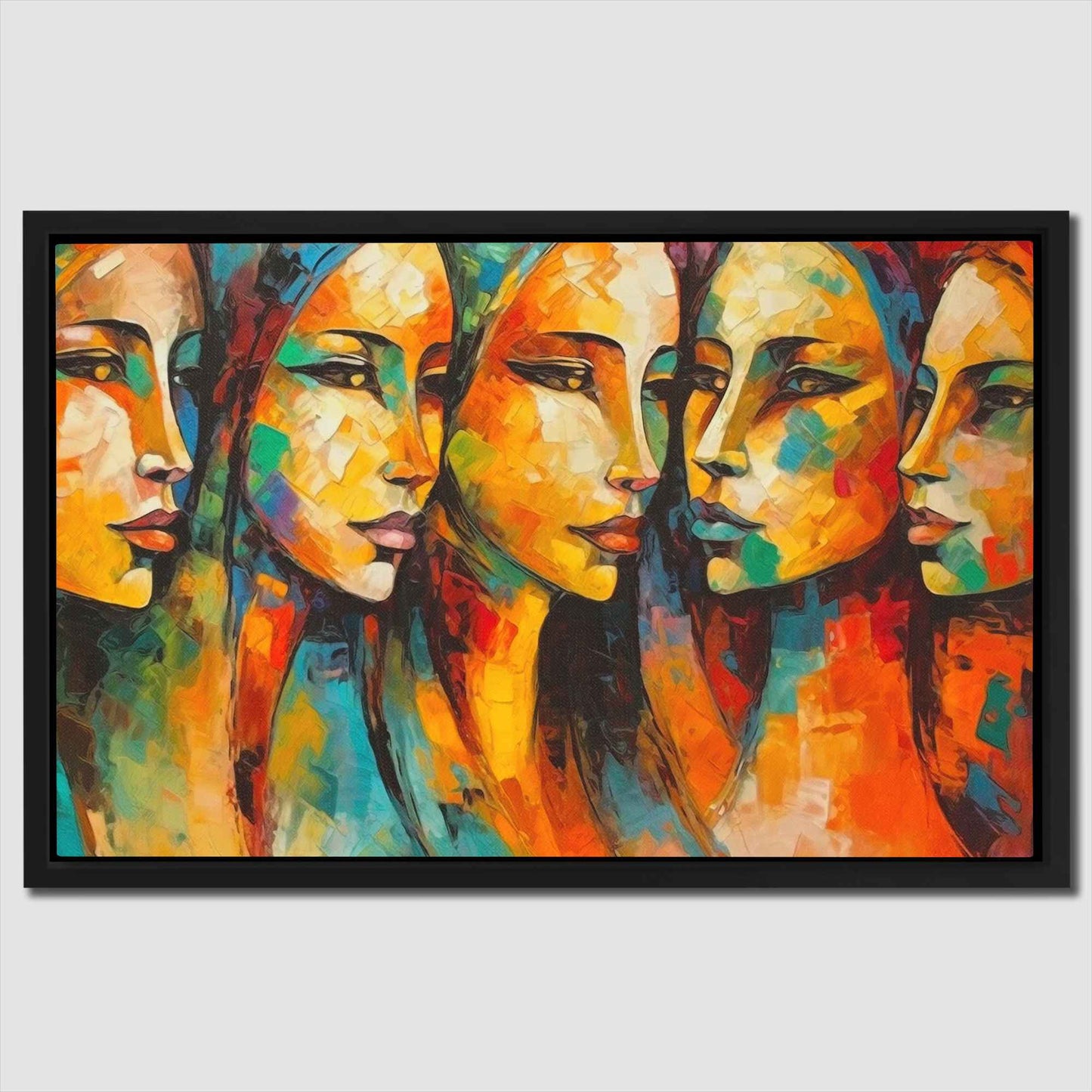 Sisters in Agreement - Luxury Wall Art