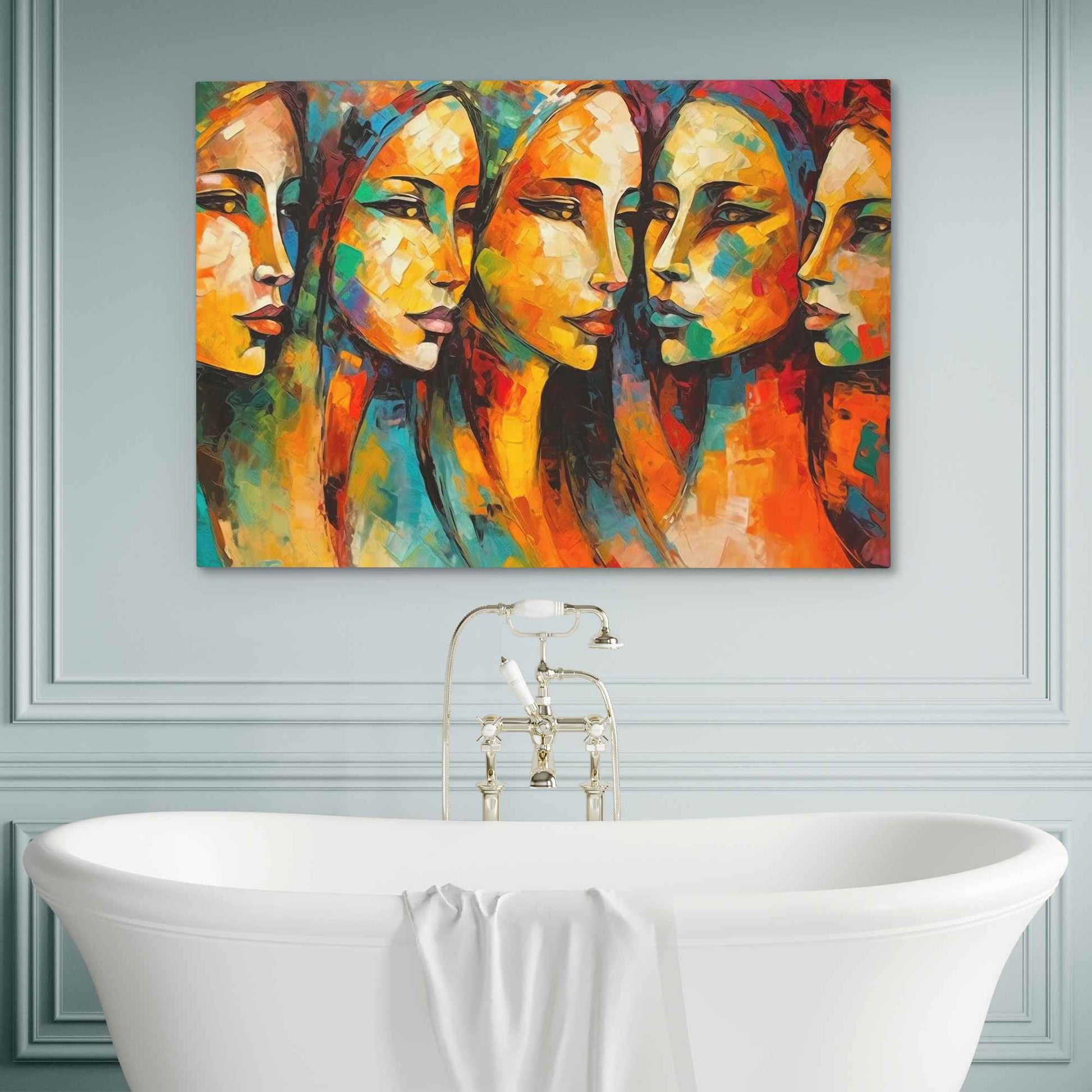 Sisters in Agreement - Luxury Wall Art