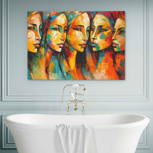 Sisters in Agreement - Luxury Wall Art