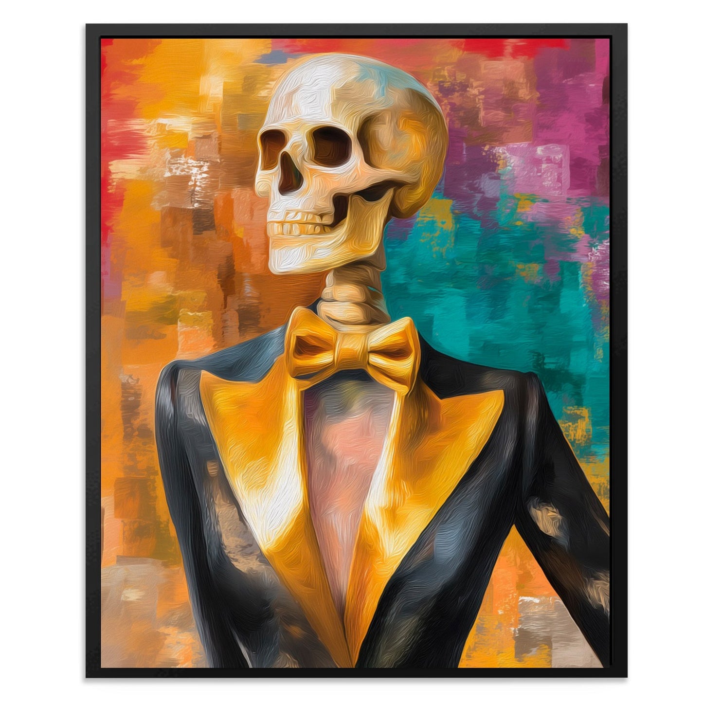 Skeleton in Tuxedo - Luxury Wall Art