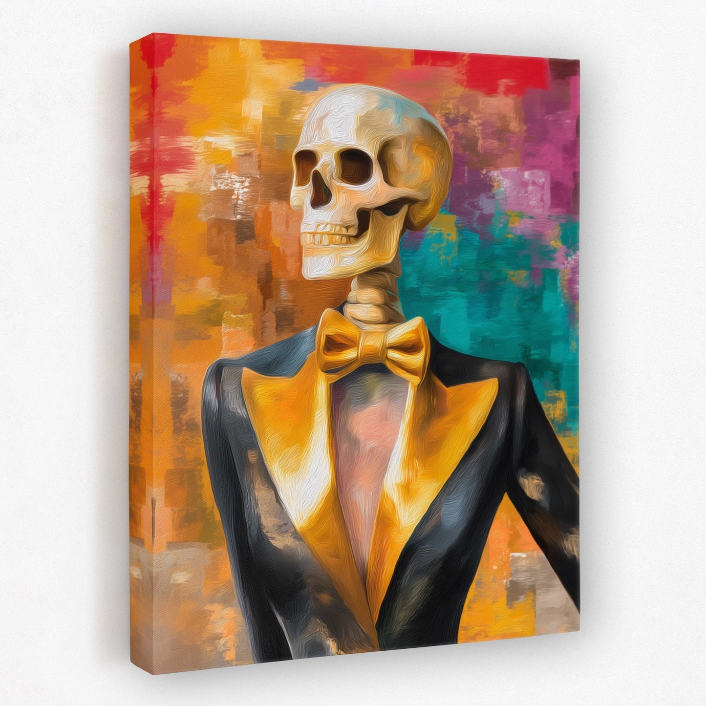 Skeleton in Tuxedo - Luxury Wall Art