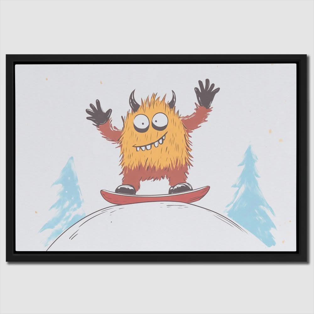 Ski Free - Large Fantasy Canvas Print