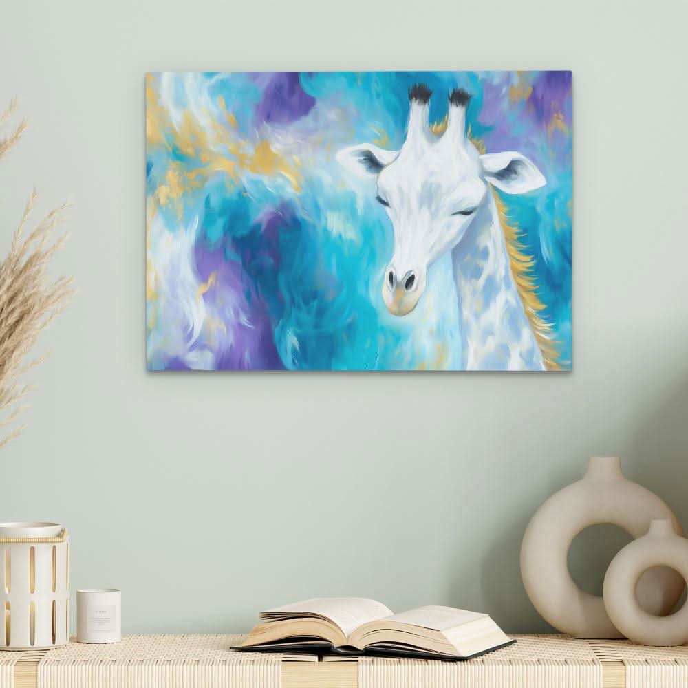 Skyborne Whisper - Wall Art in Black Frame