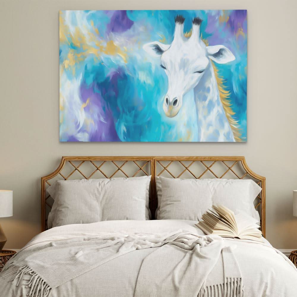 Skyborne Whisper - Blue Wall Art for Nursery