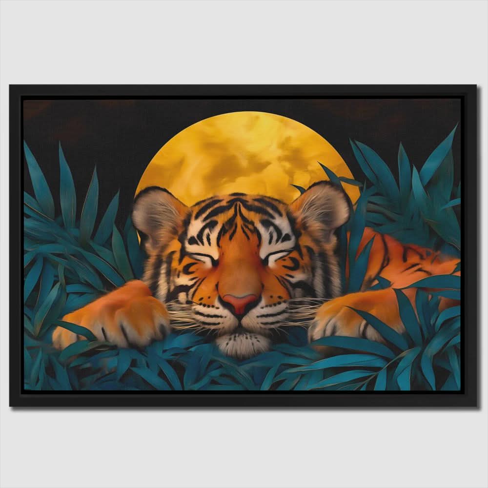 Sleepy Stripes - Wall Art for Bedroom