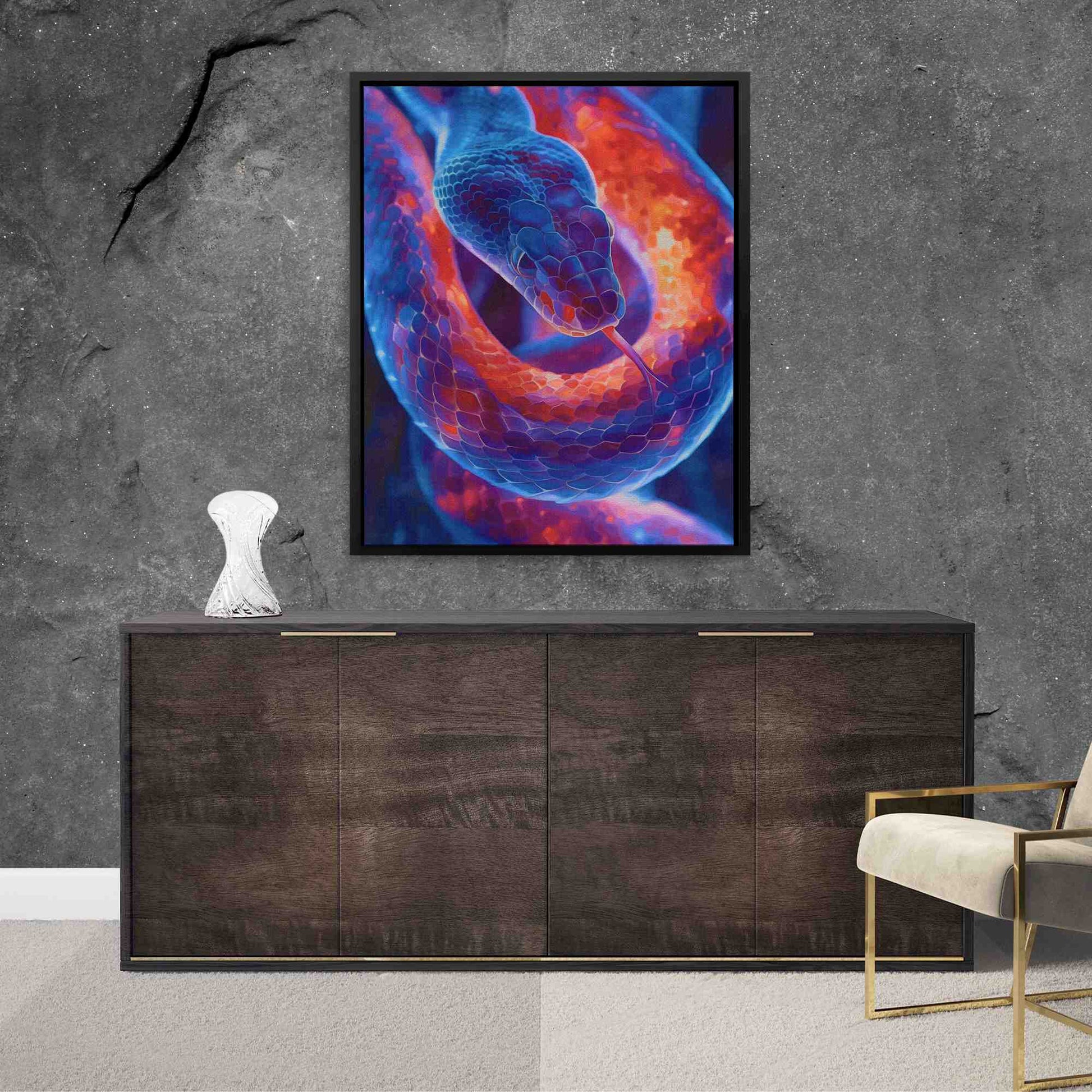 Snake Heat Signature - Luxury Wall Art
