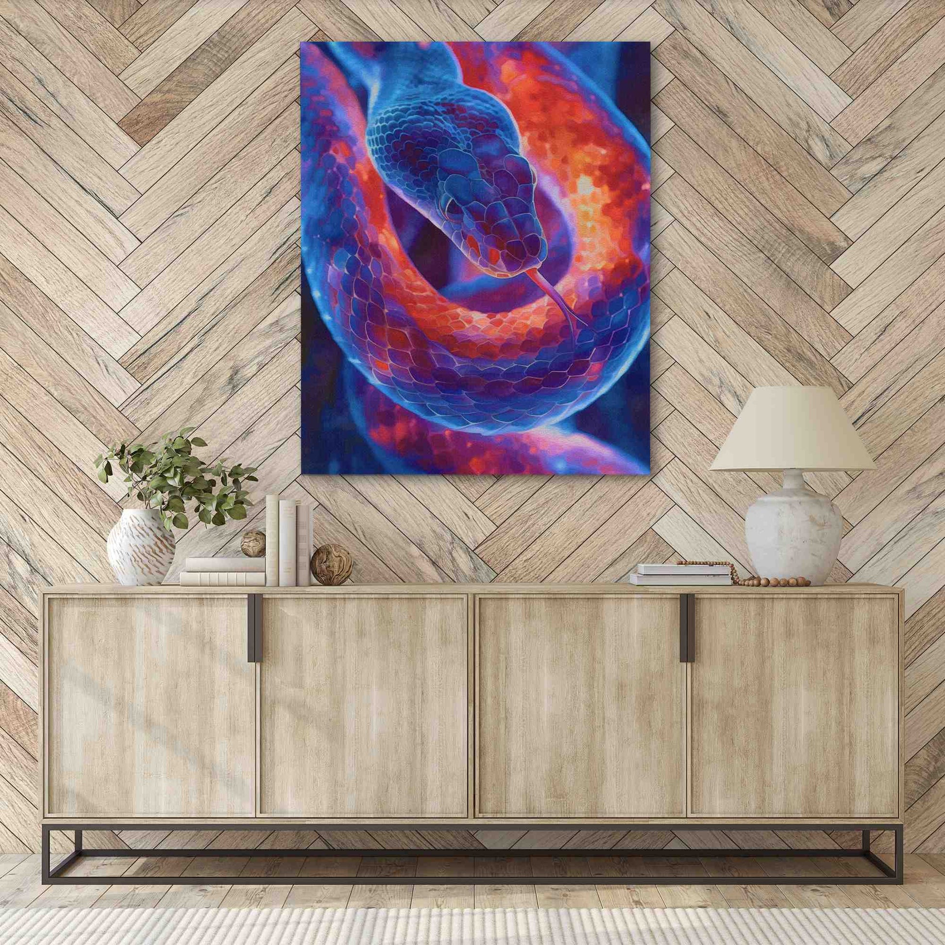 Snake Heat Signature - Luxury Wall Art