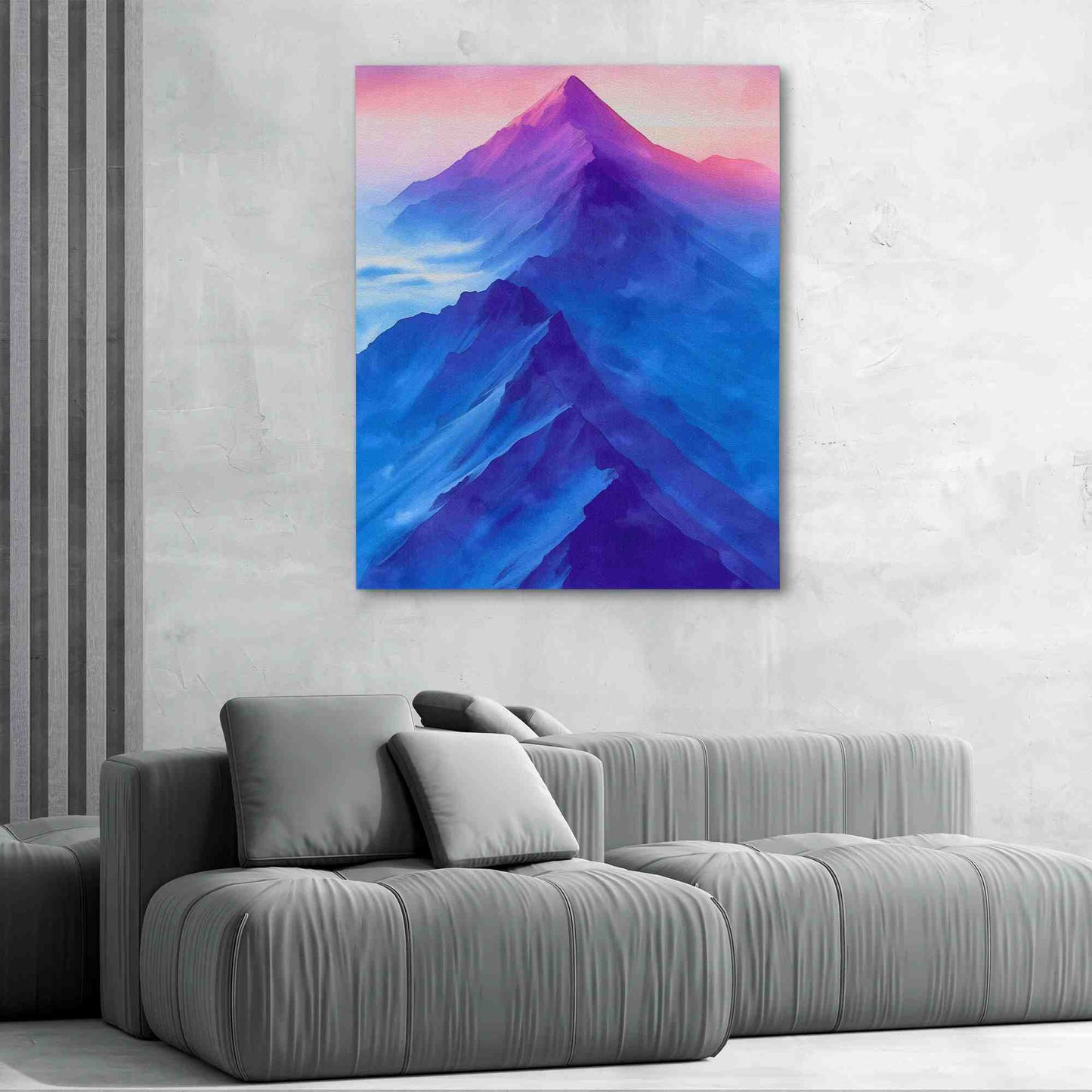 Soft Peaceful Mountains - Landscapes Art