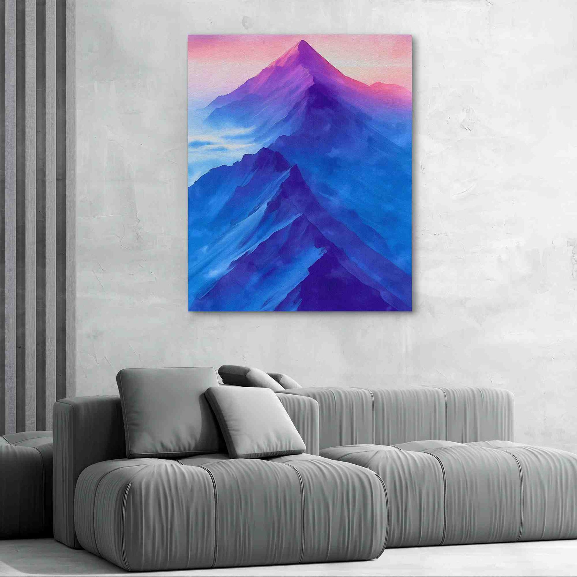 Soft Peaceful Mountains - Landscapes Art