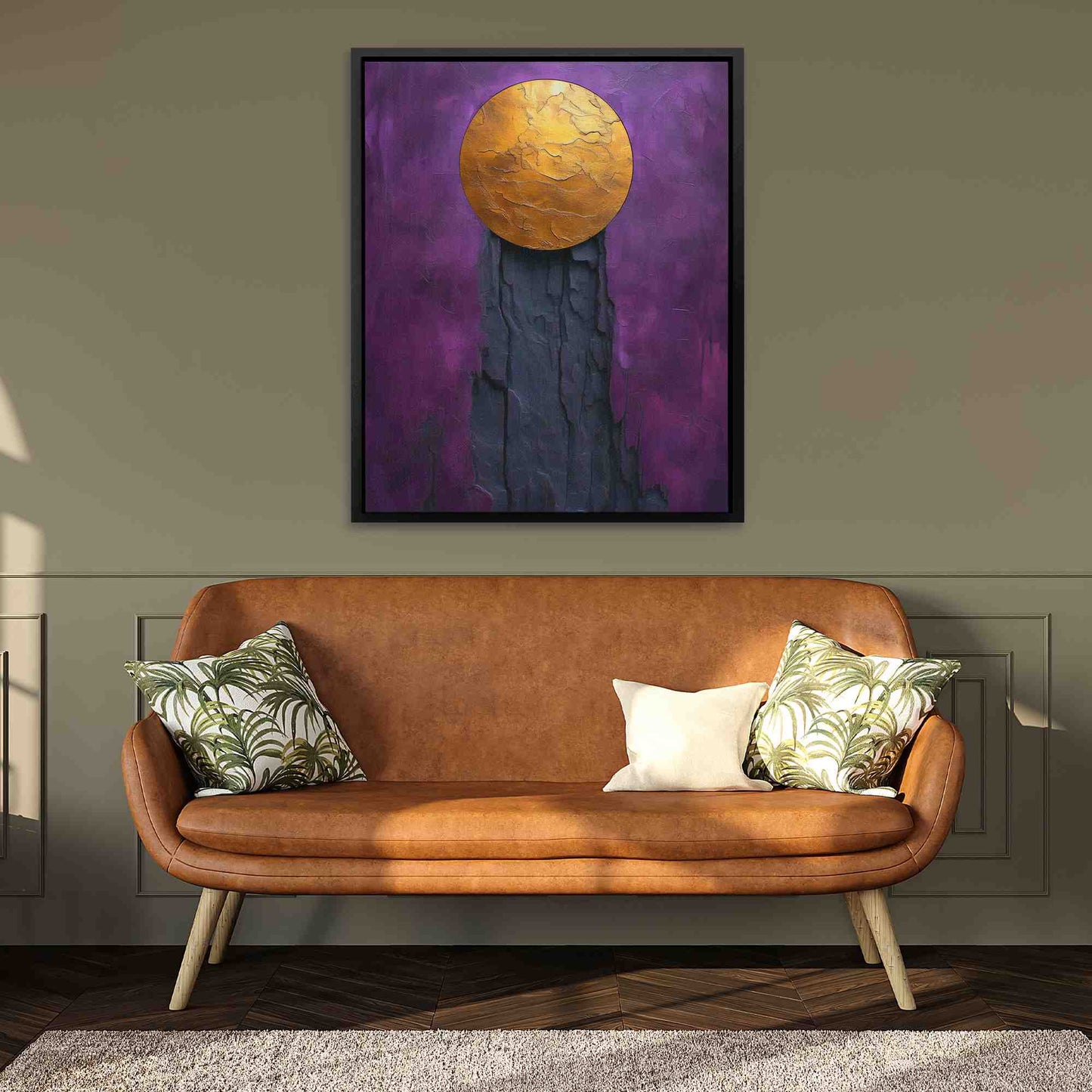 Solar Oasis - Large Abstract Canvas Print