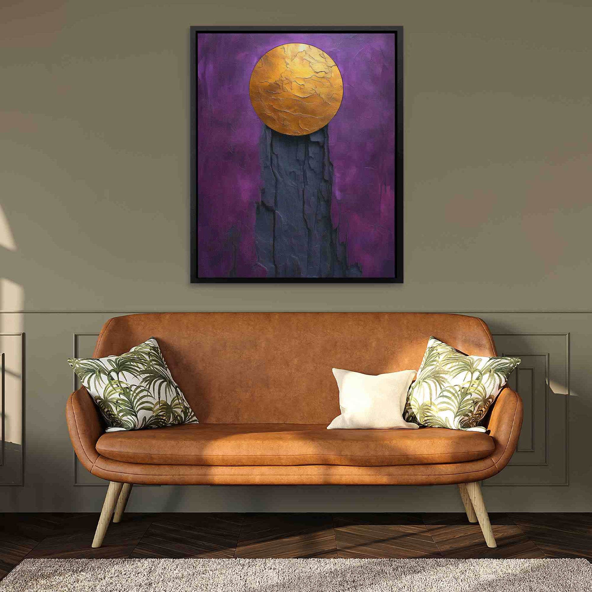 Solar Oasis - Large Abstract Canvas Print