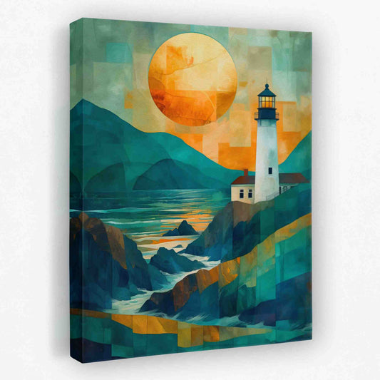 Solar Radiance - Beach House Canvas Wall Art