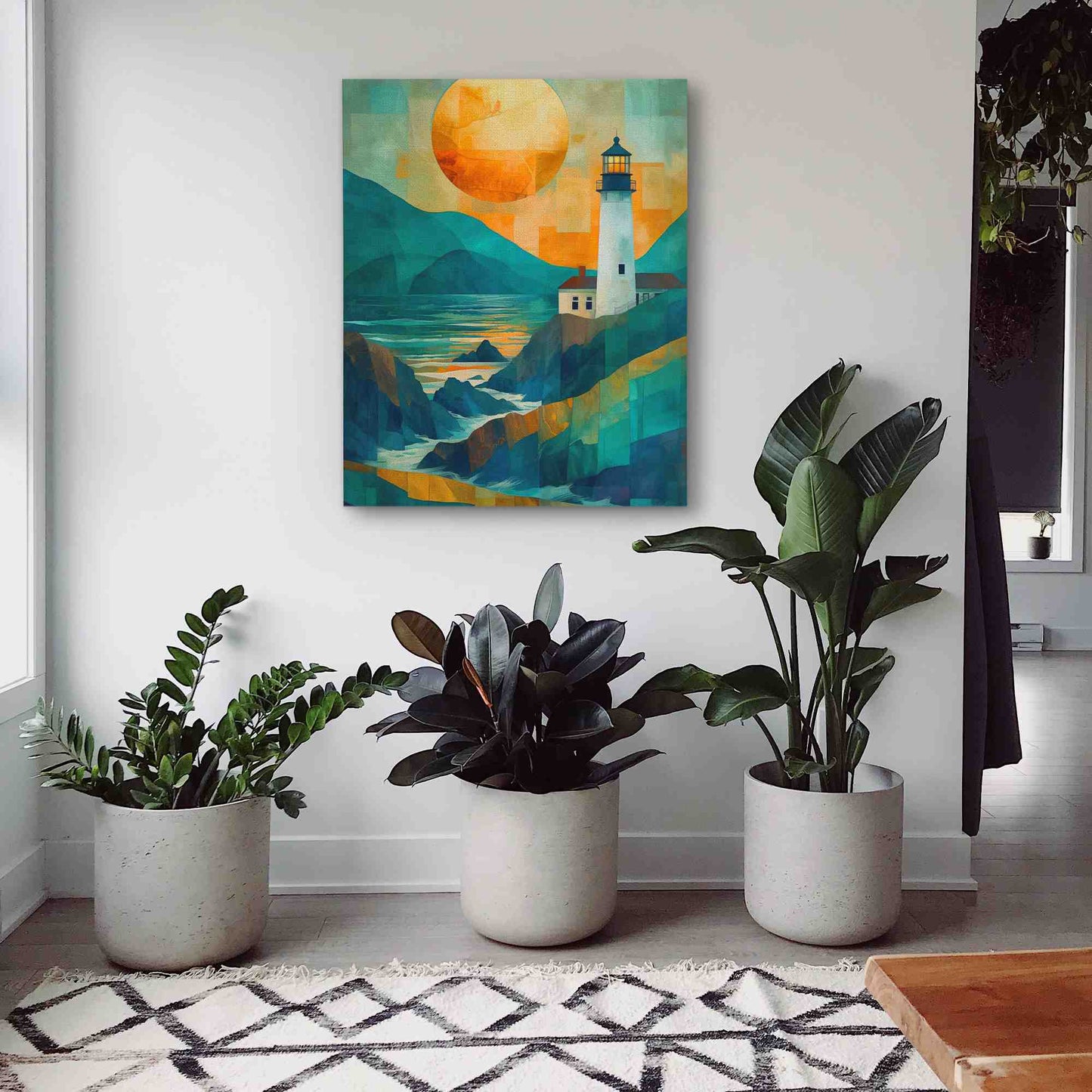 Solar Radiance - Wall Art in Black Frame
