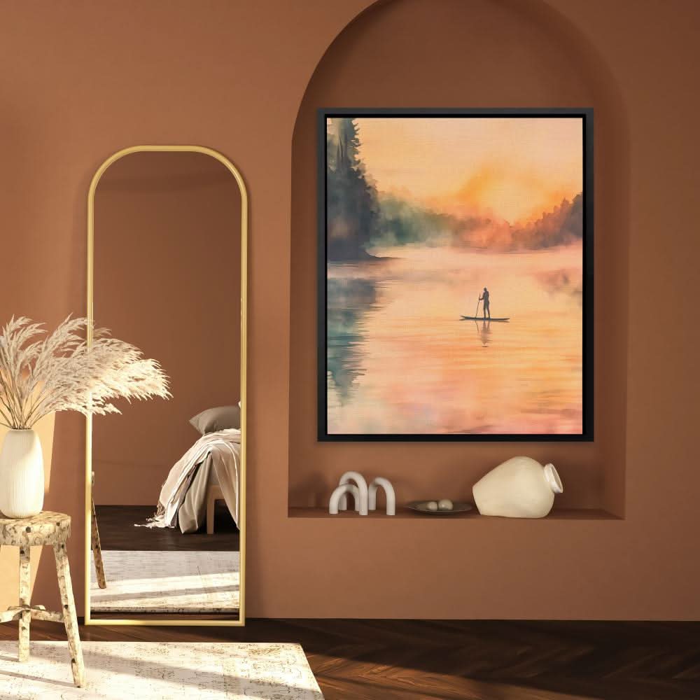 Solitary Reflection - Large Canvas Print
