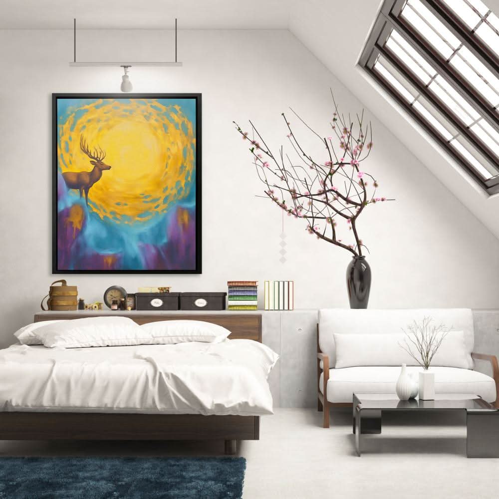Solstice Watche - Blue Canvas Wall Art