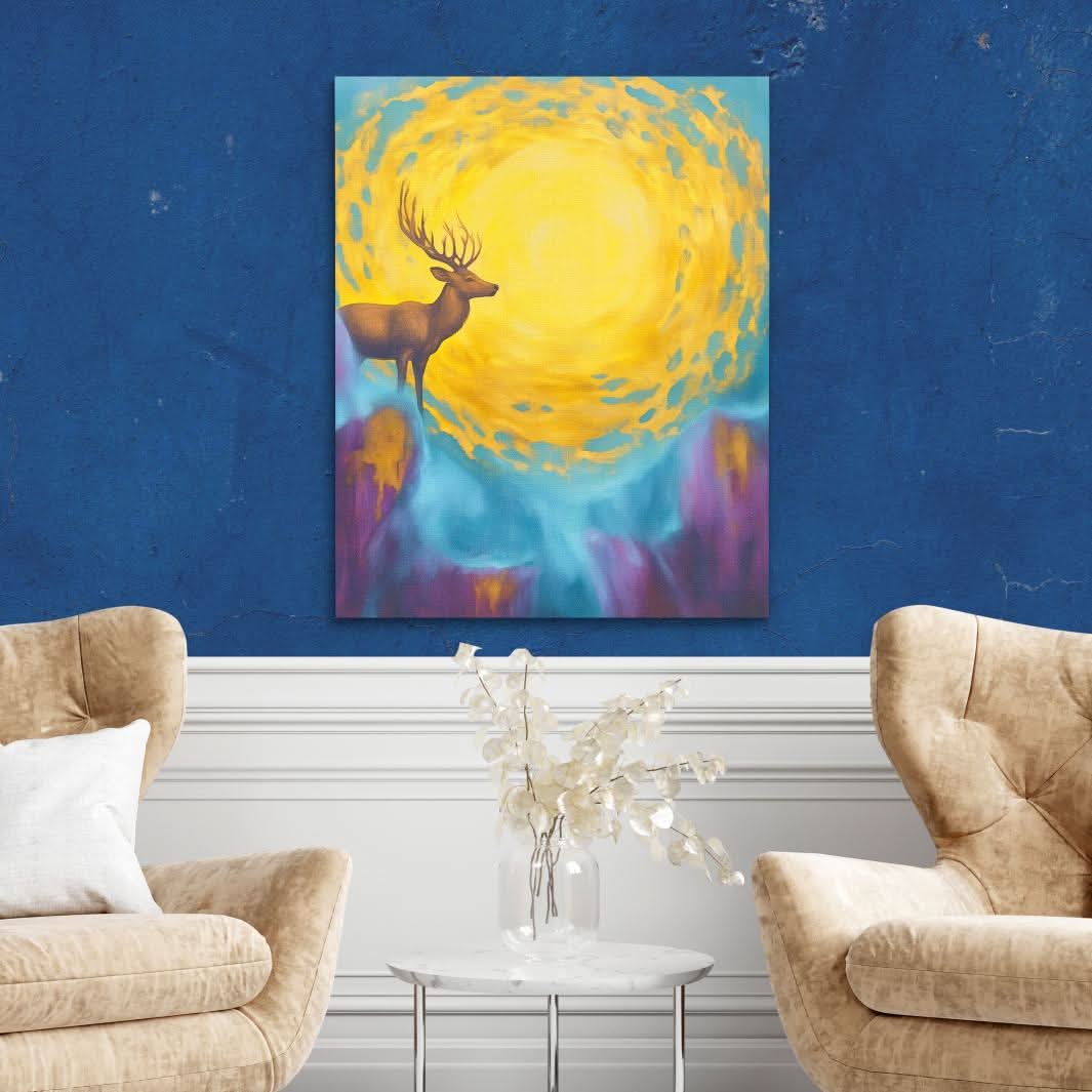 Solstice Watche - Oversized Animals Canvas Wall Art