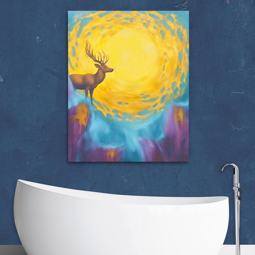Solstice Watche - Wall Art in Black Frame