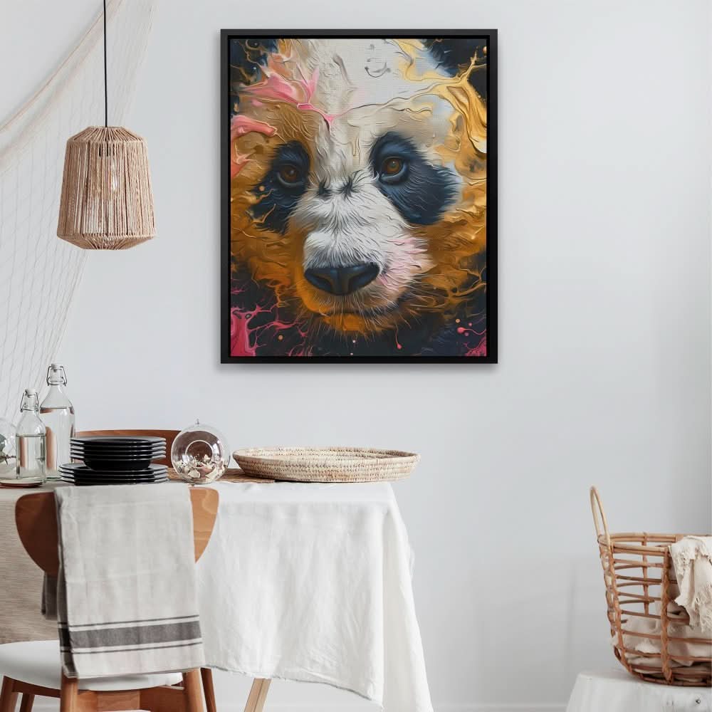 Somber Panda Bear - Animals Art for Bedroom