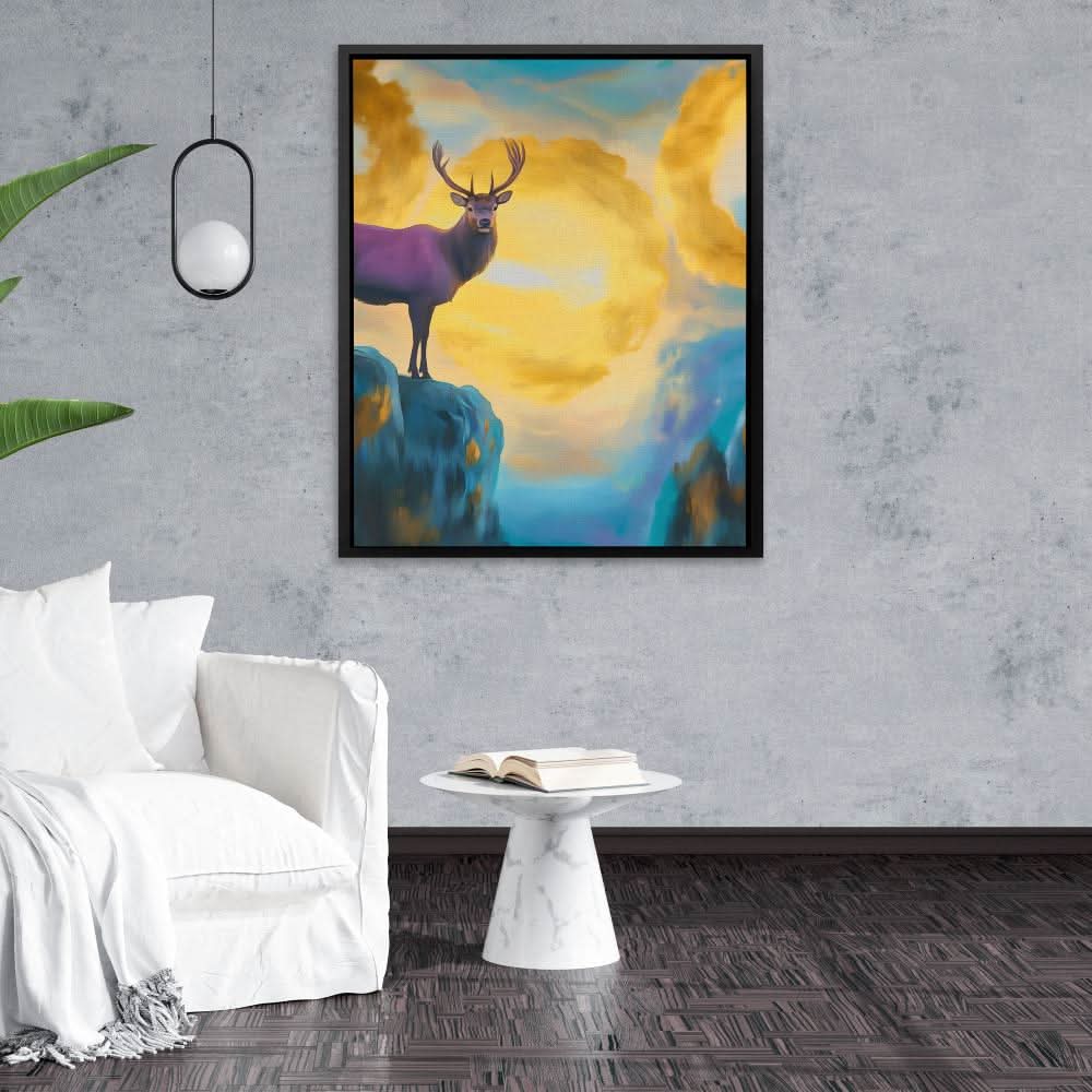 Sovereign Heights - Blue Canvas Wall Art