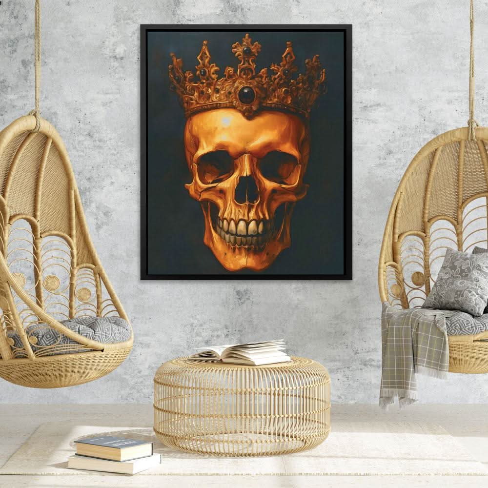 Sovereign Skull - Large Canvas Print