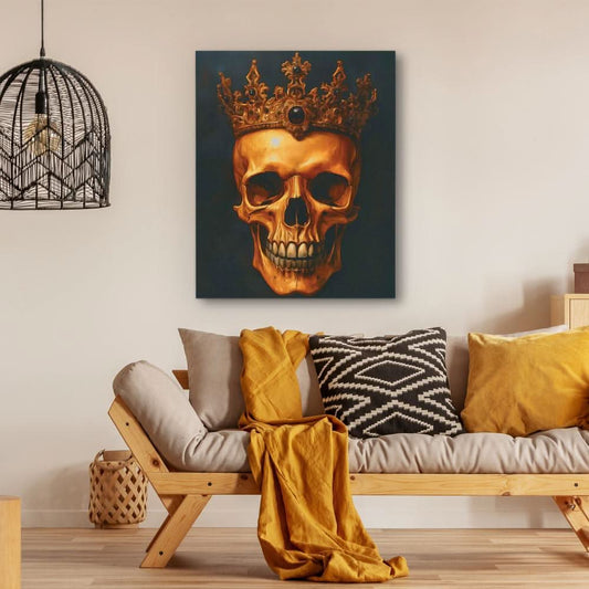 Sovereign Skull - Wall Art in Black Frame