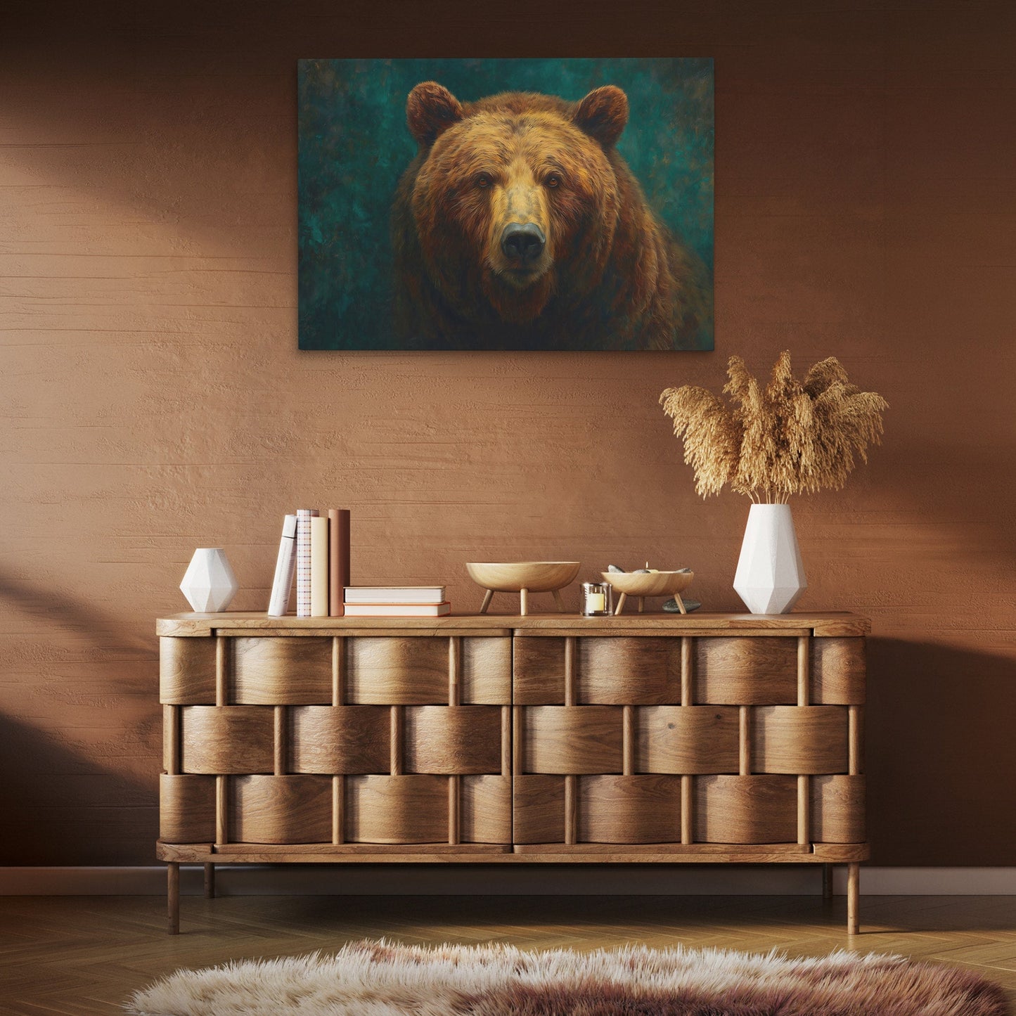 Sovereigns Amber Gaze - Luxury Wall Art