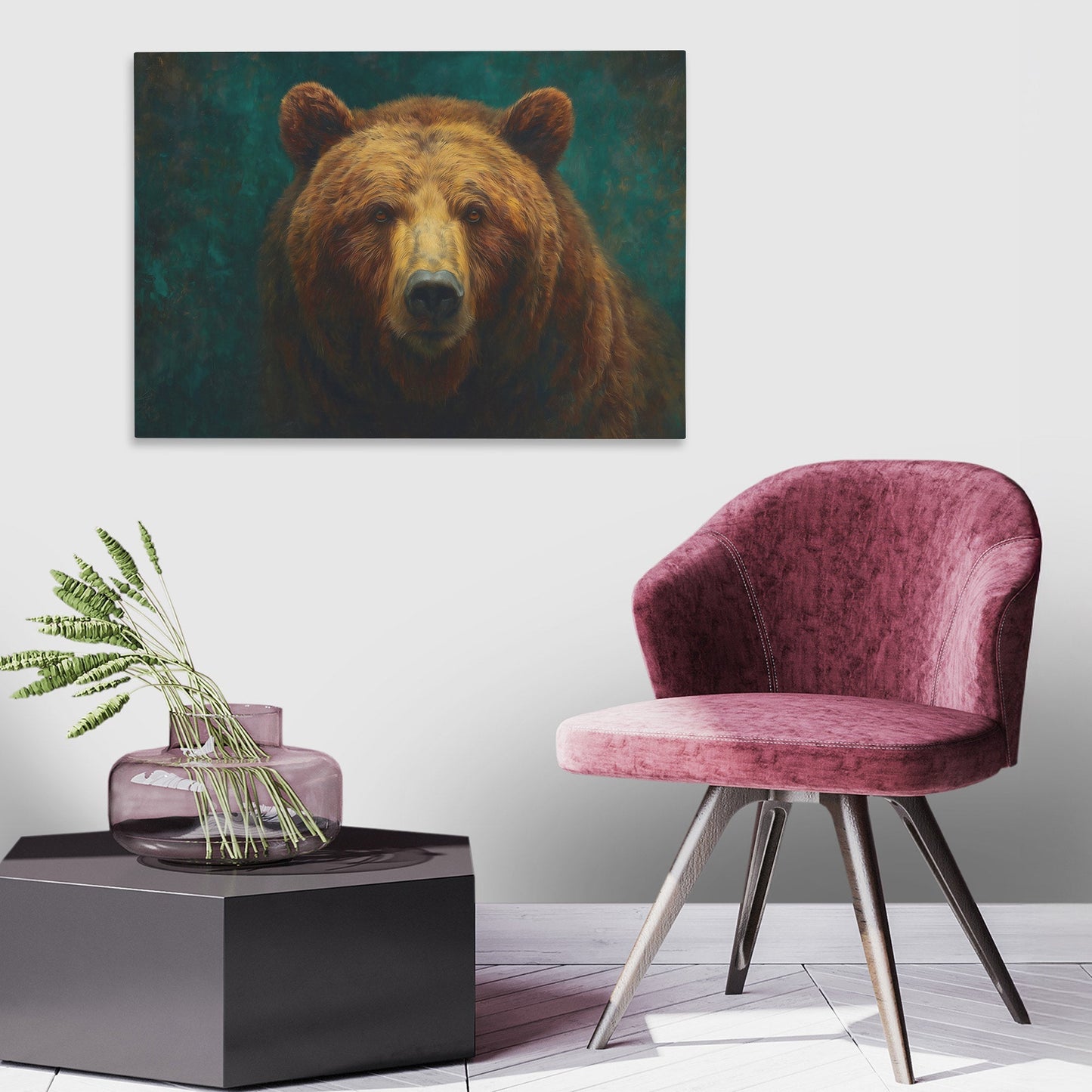 Sovereigns Amber Gaze - Luxury Wall Art