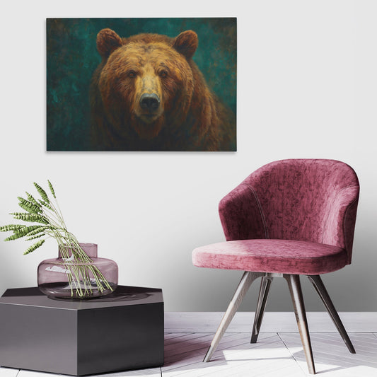 Sovereigns Amber Gaze - Luxury Wall Art
