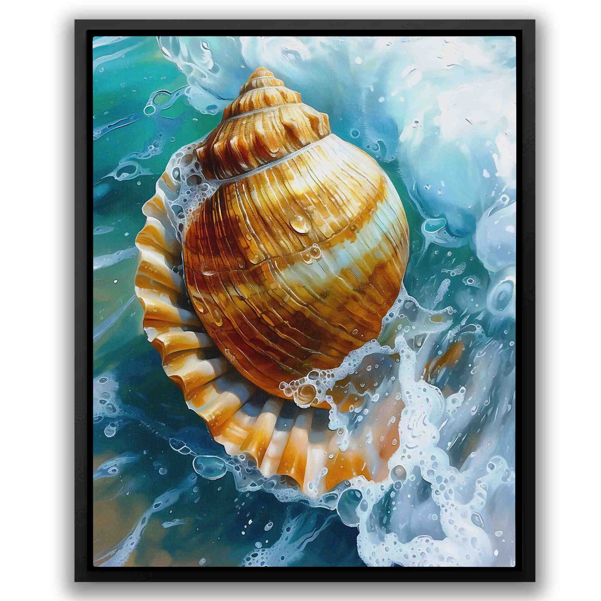 Sparkling Wave - Large Canvas Print