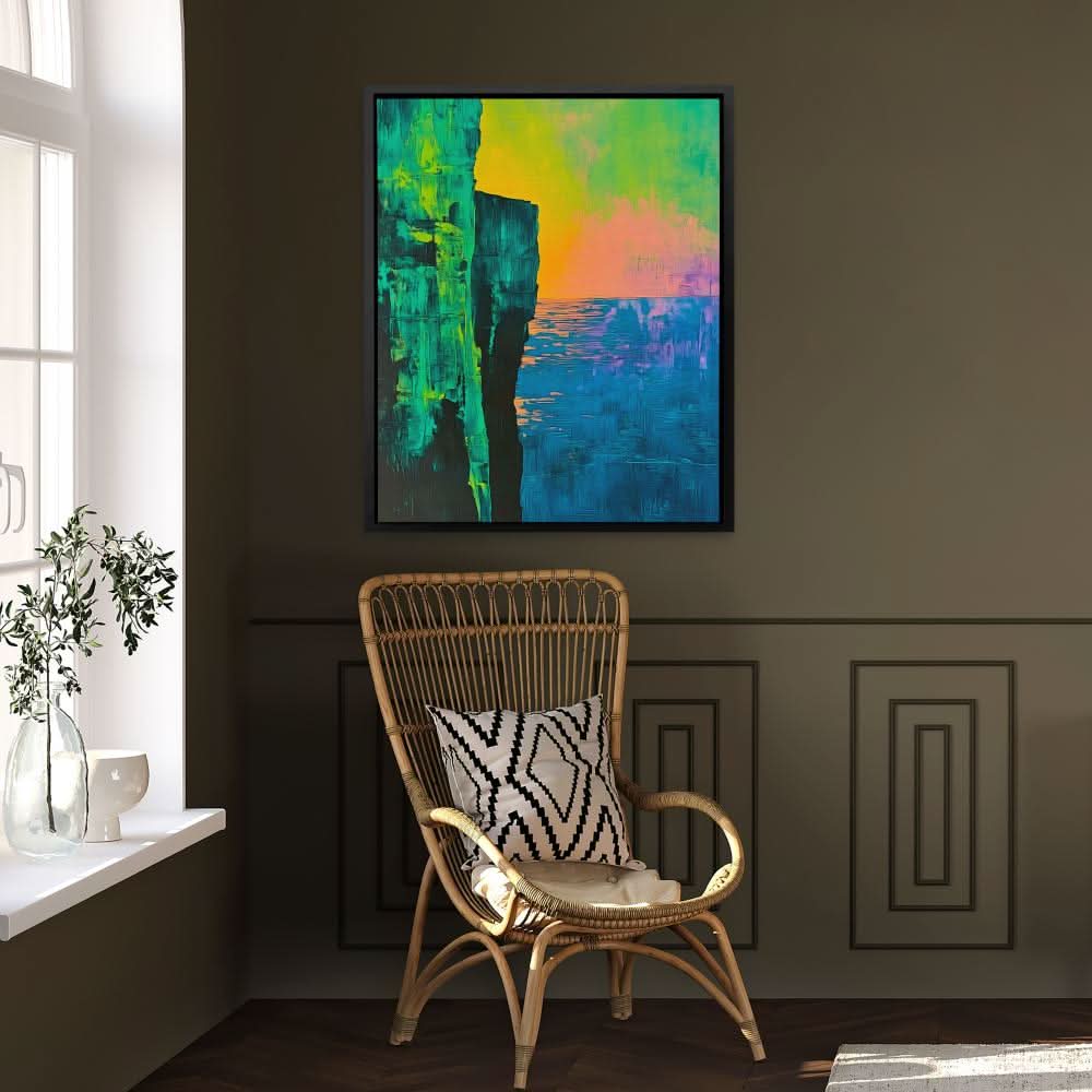 Spectrum Coast - Abstract Wall Art Print