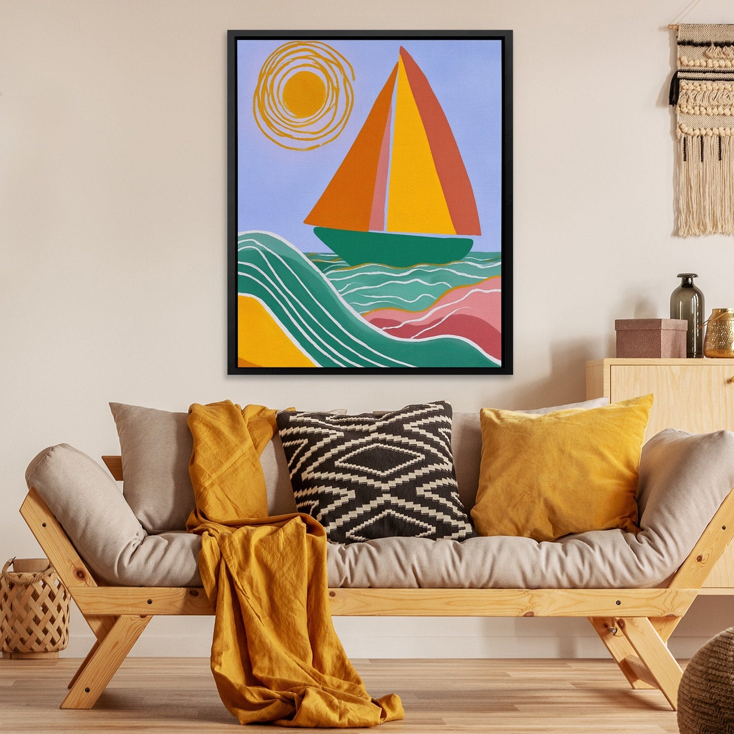 Spiral Sun Sailing - Luxury Wall Art