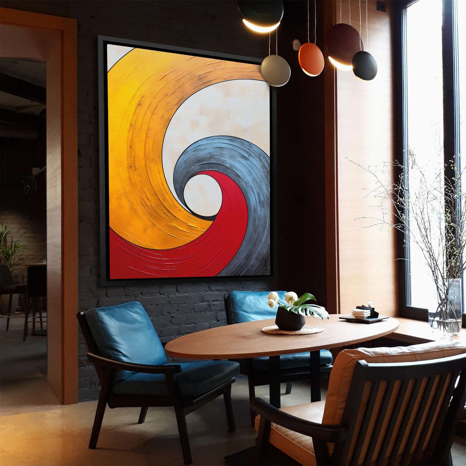 Spiraling Waves - Luxury Wall Art