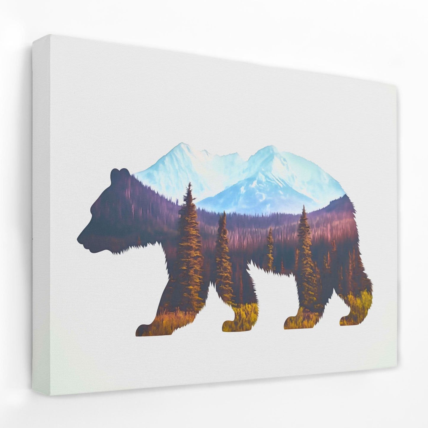 Spirit of the Timber - Bear Canvas Wall Art