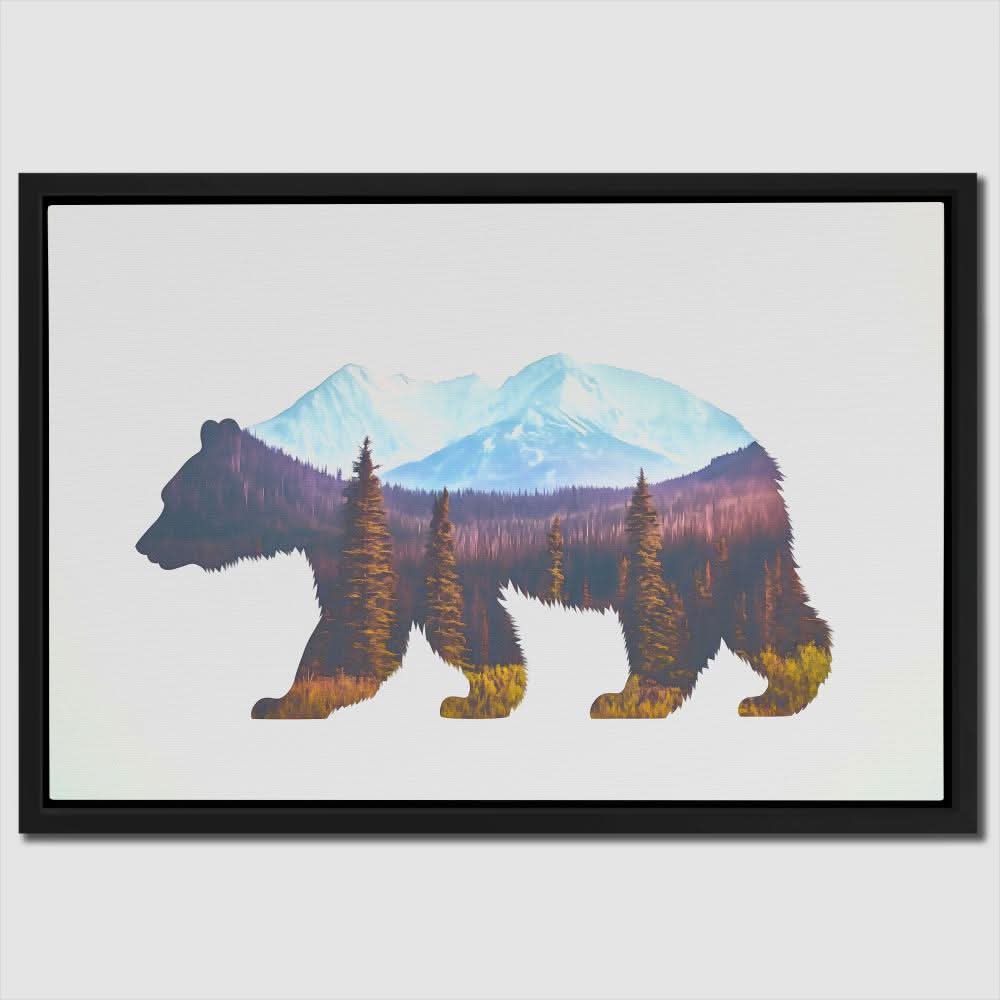 Spirit of the Timber - Earth Tones Canvas Wall Art