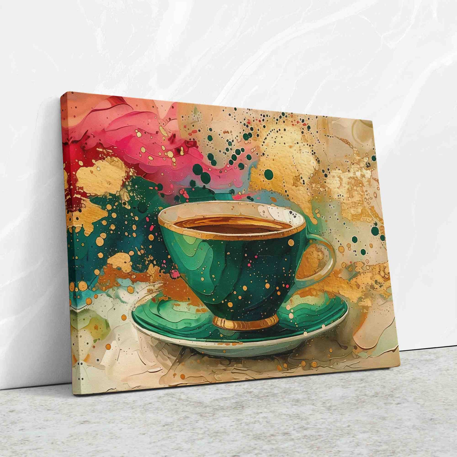 Splash of Tea - Canvas Wall Art