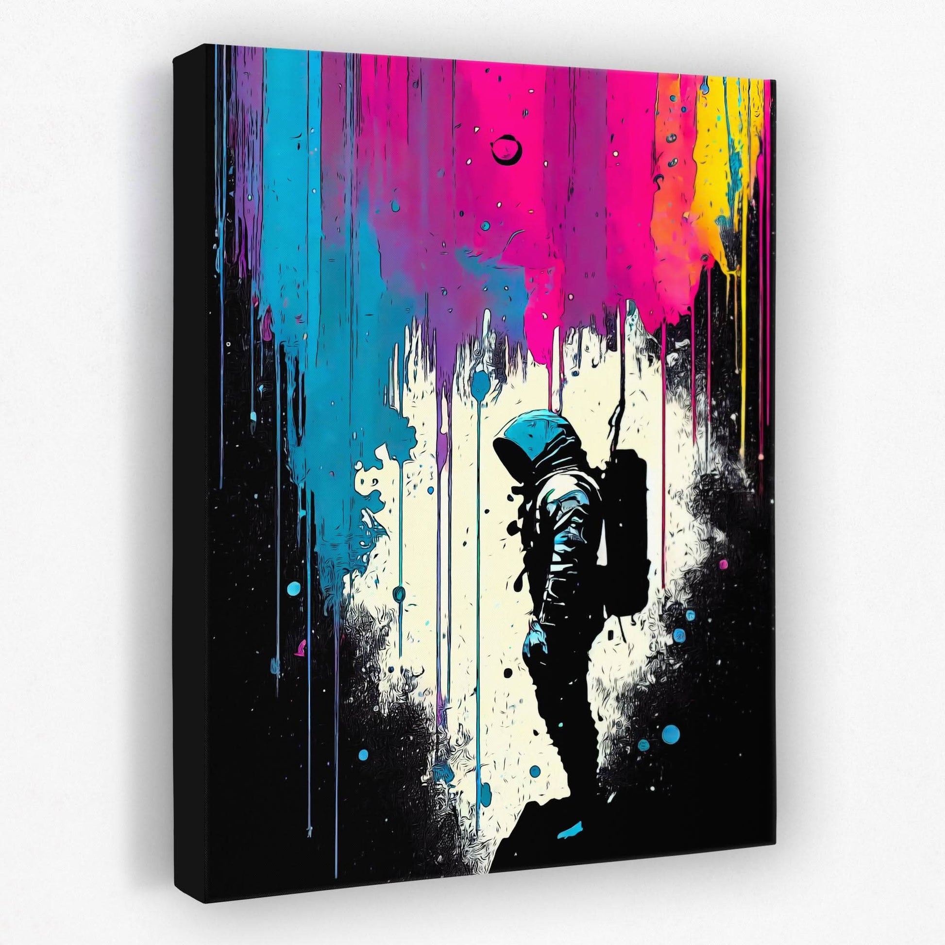 Splattered Astros - Luxury Wall Art