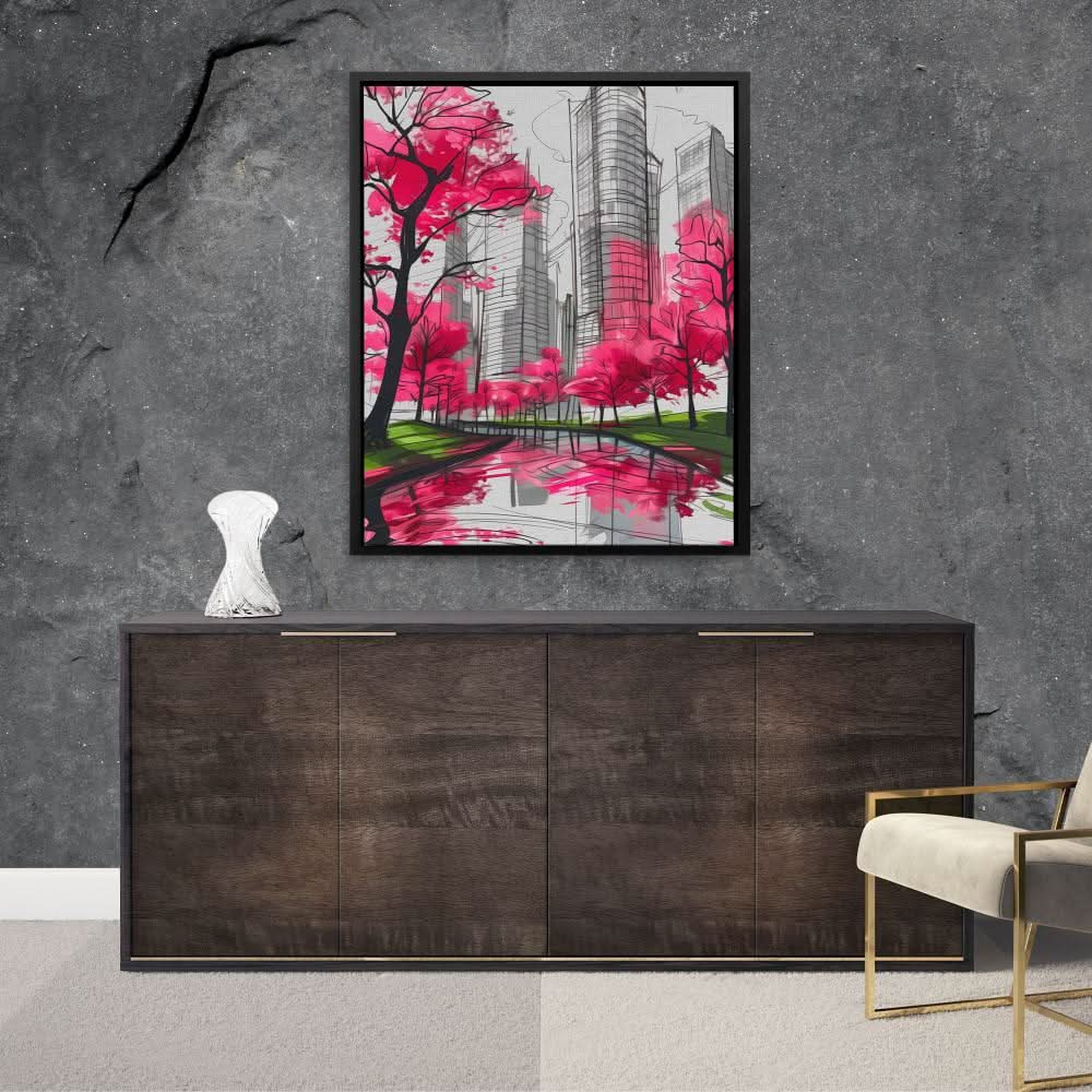 Spring Melodies - Architecture Art for Hallway