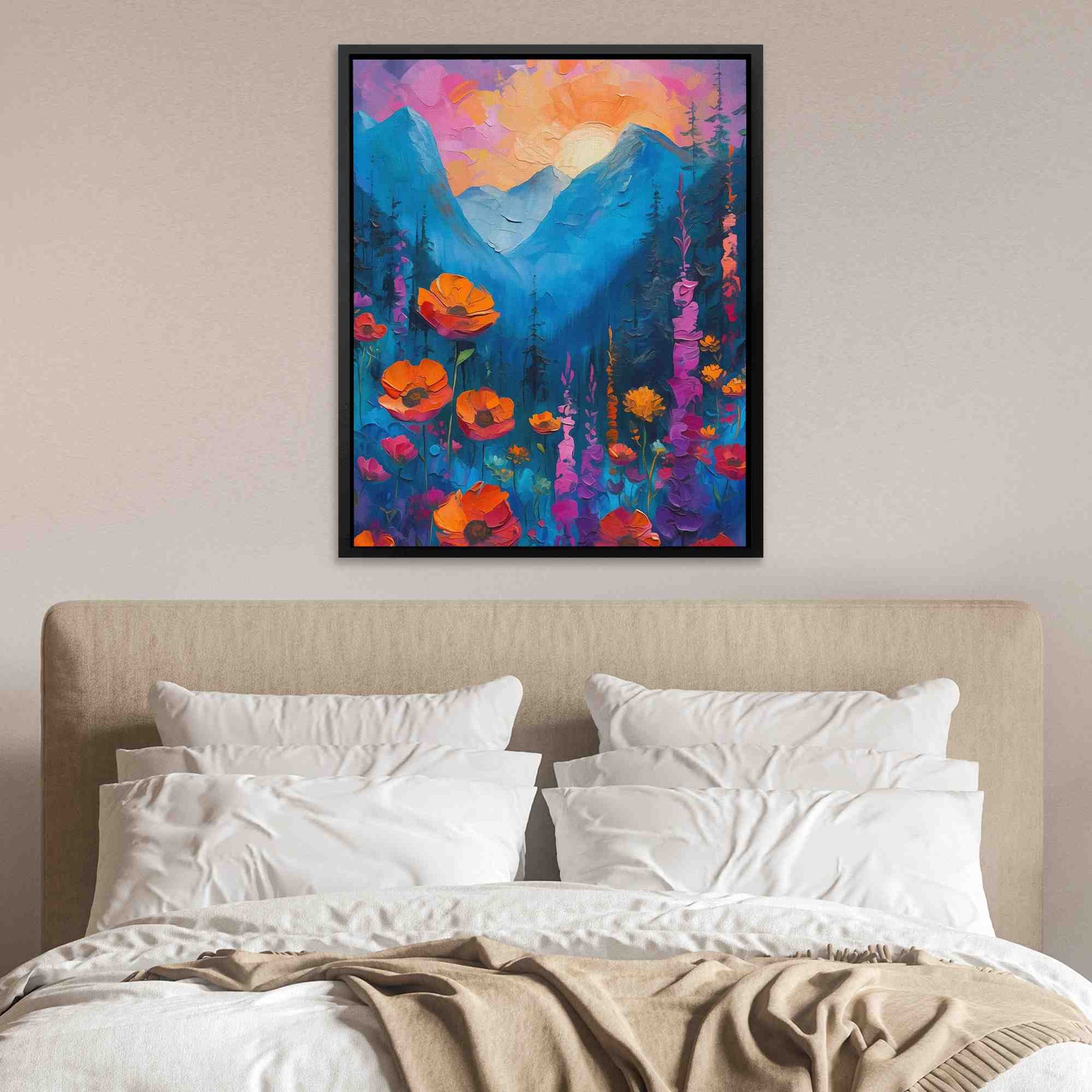Spring Valley Mountains - Floral Art