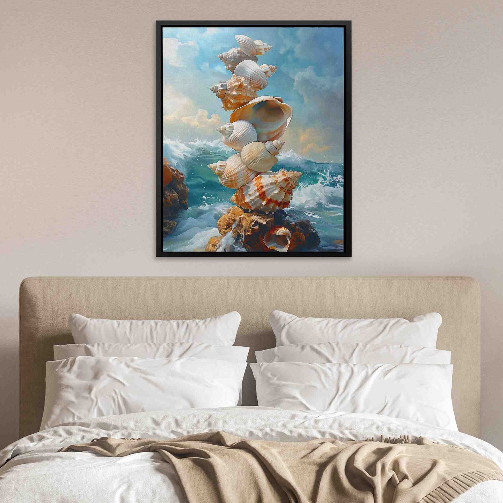 Stacking Seashells - Luxury Wall Art