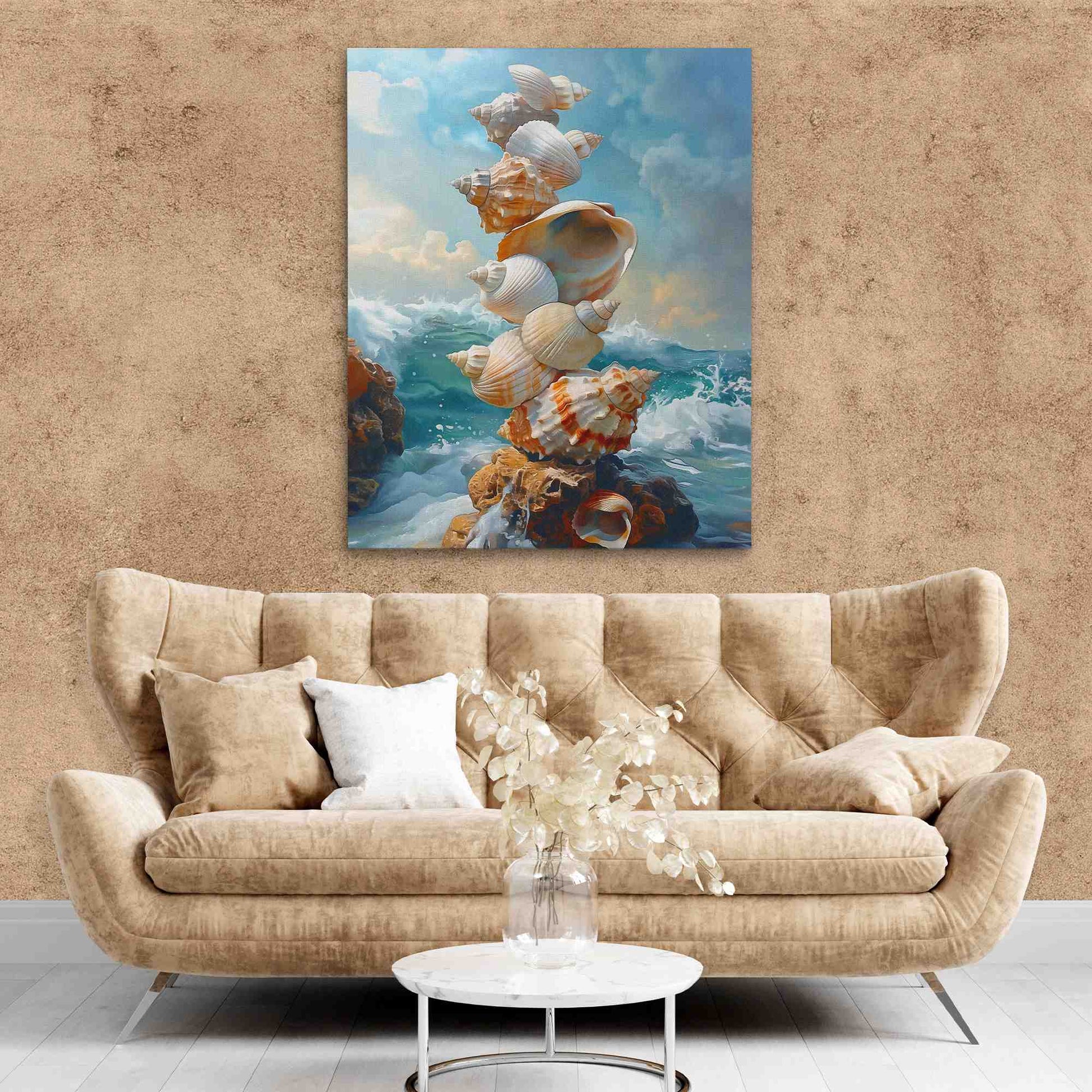 Stacking Seashells - Luxury Wall Art