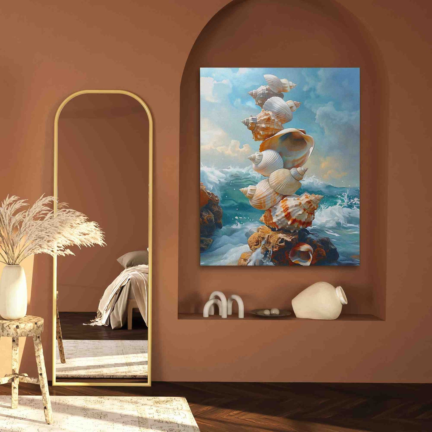 Stacking Seashells - Luxury Wall Art