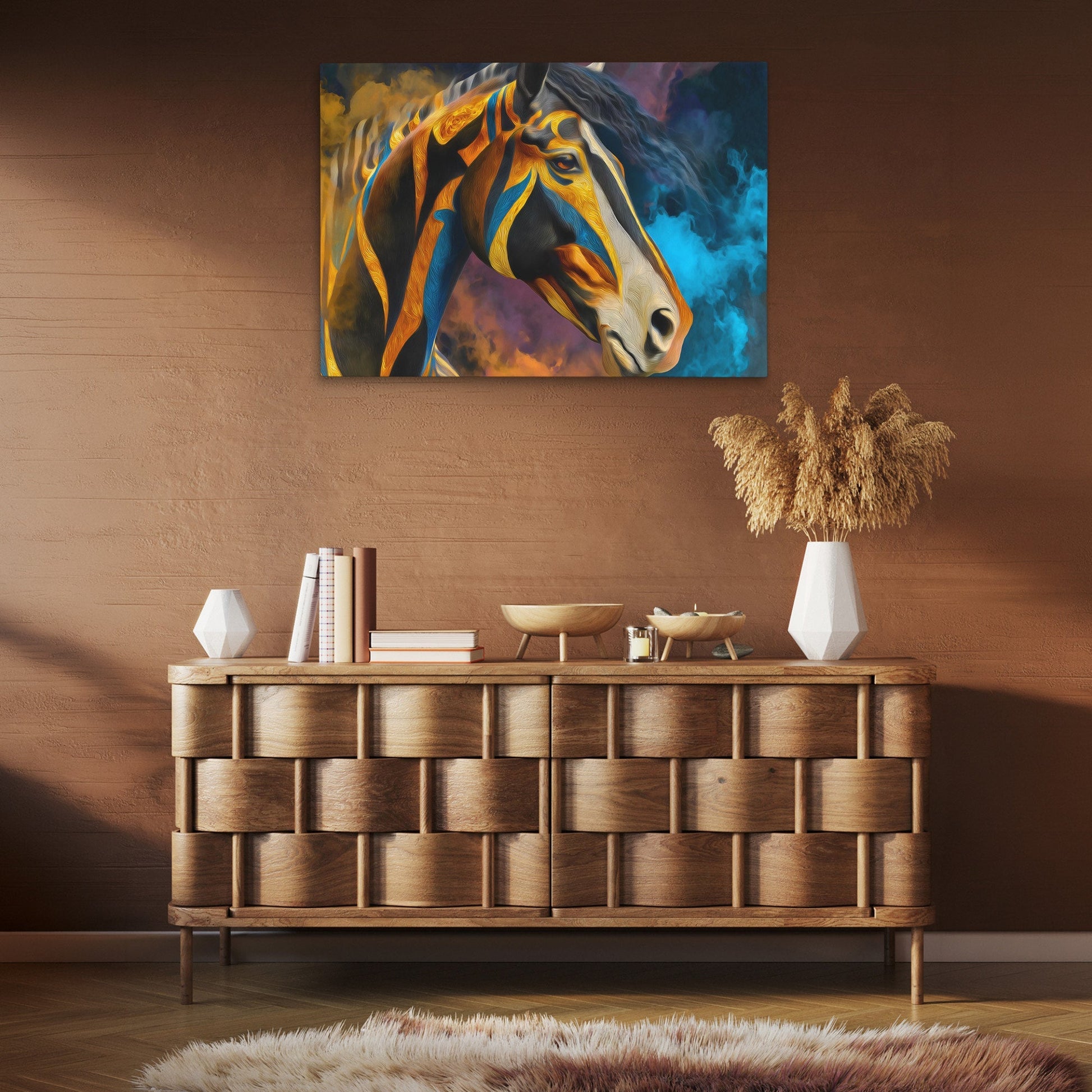 Stallions Fire Dance - Luxury Wall Art