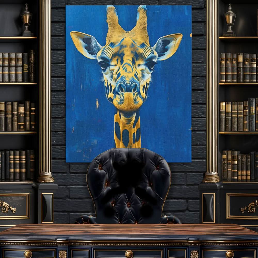 Staring Giraffe - Animals Art