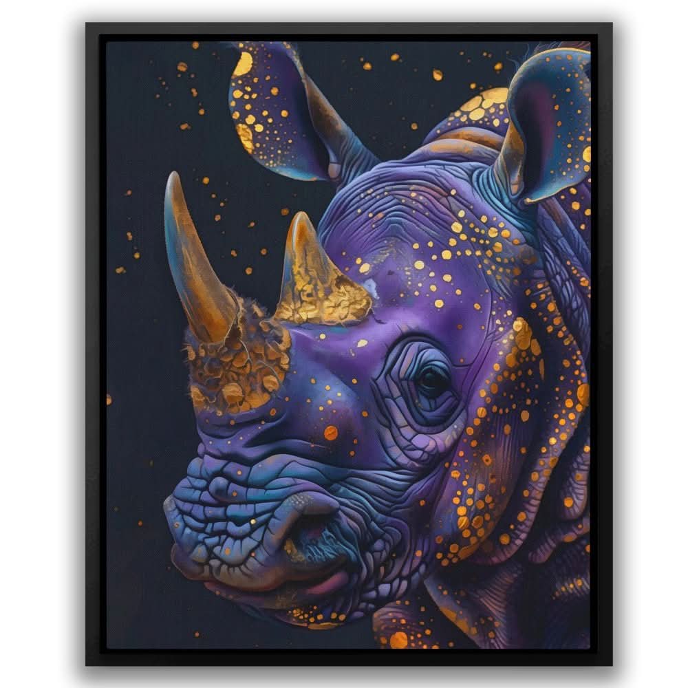 Starlit Horns - Gold Bold Canvas Print