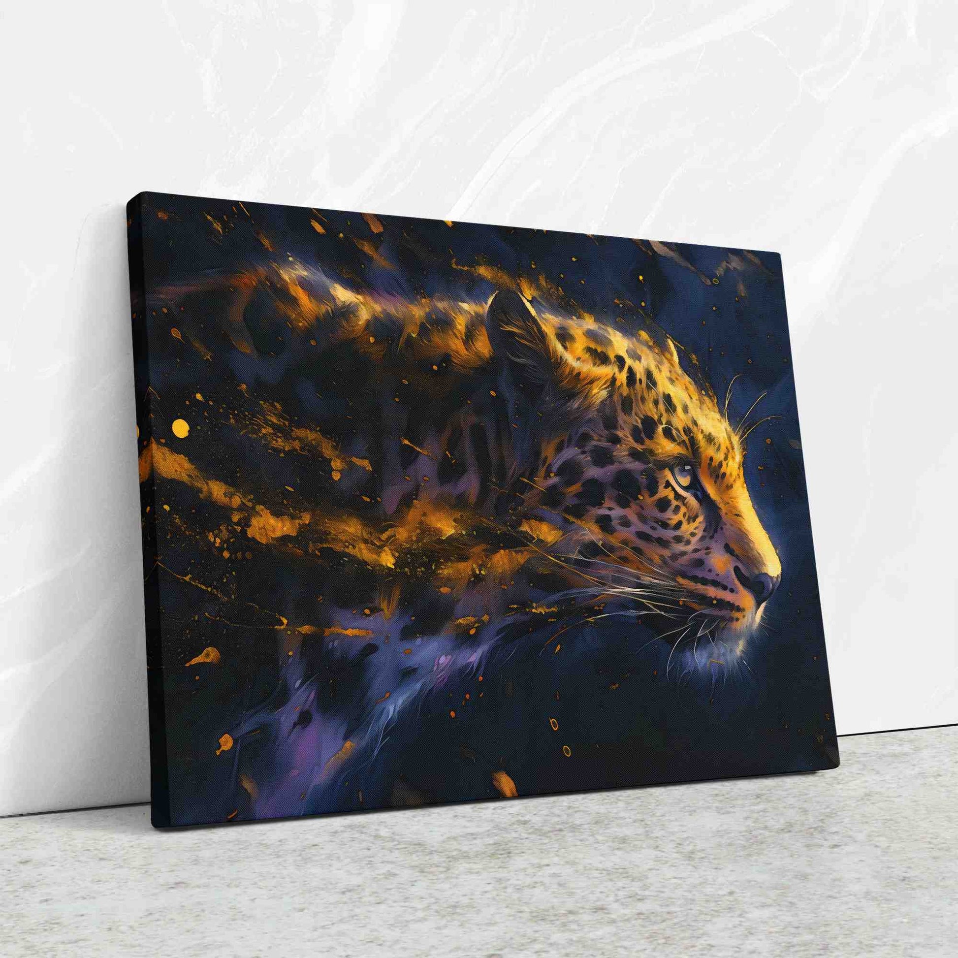 Stealthy Cheetah - Large Canvas Print
