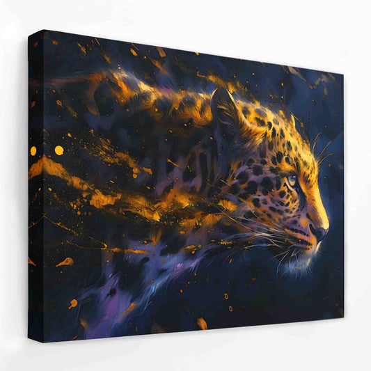 Stealthy Cheetah - Animals Canvas Wall Art