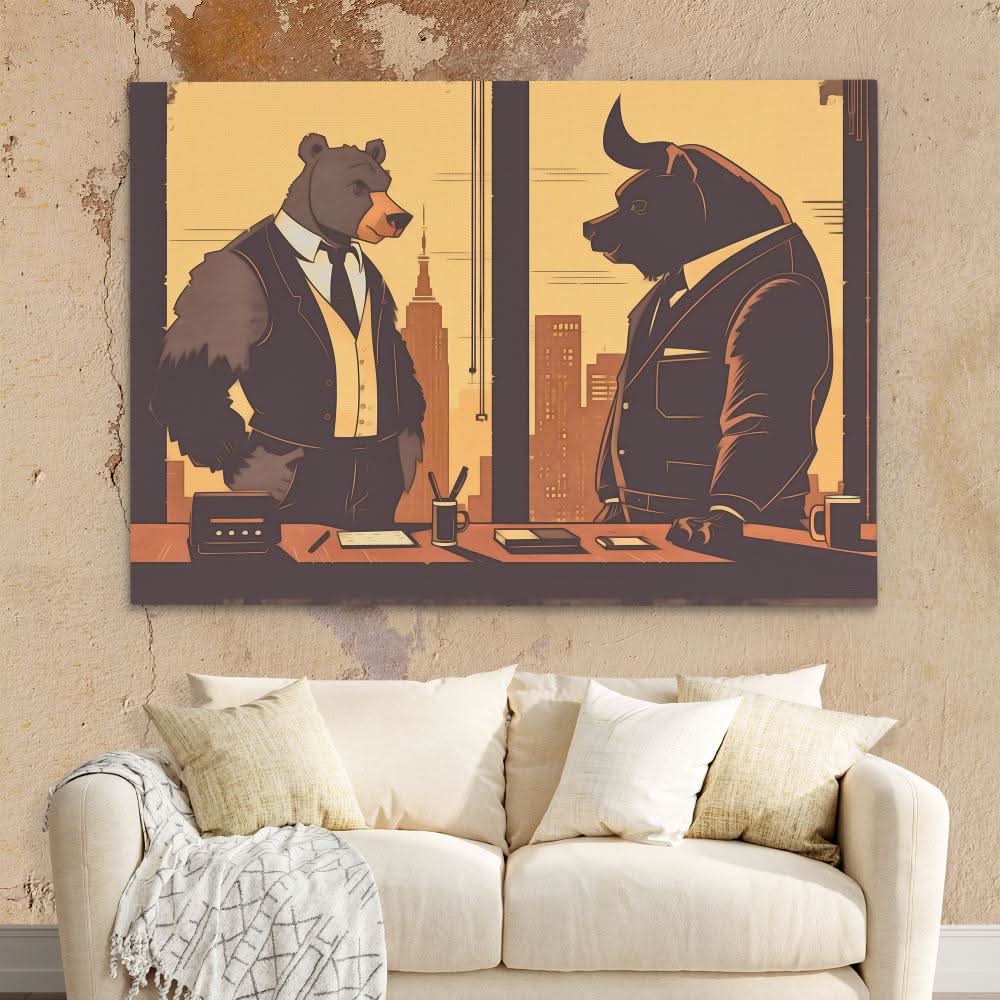Stock Kingpins - Bear Art for Office