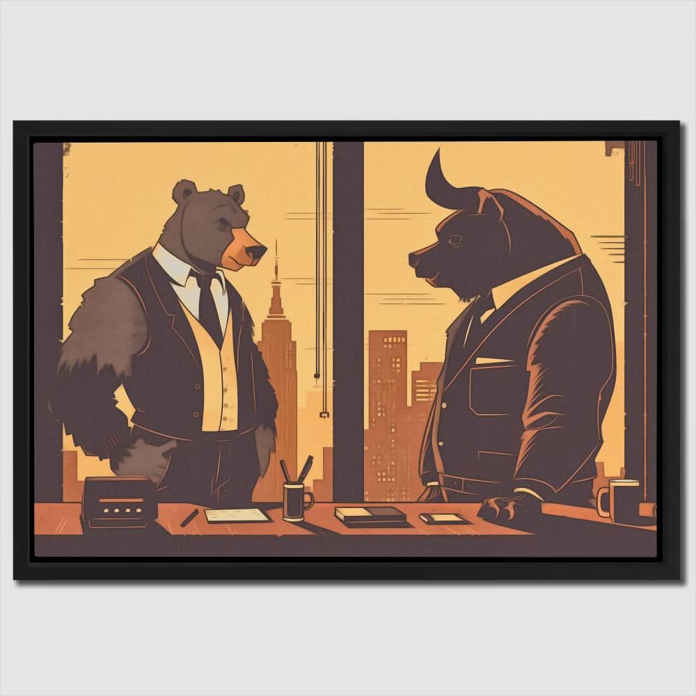 Stock Kingpins - Large Modern Canvas Print